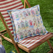 Furn (Riva Home) Outdoor Cushion BEACH HUTS SQUARE OUTDOOR CUSHION by Furn