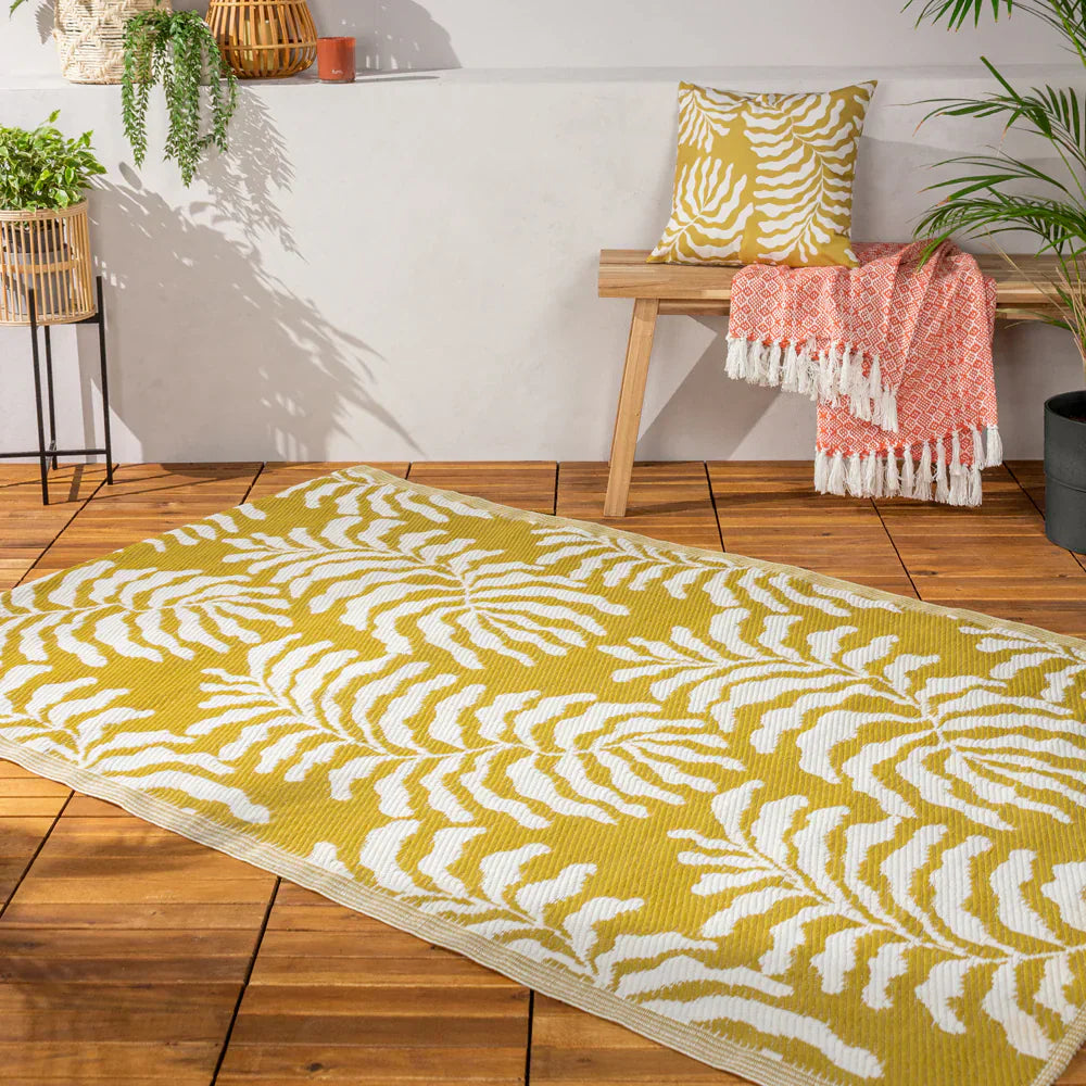 Furn (Riva Home) Outdoor Rugs Mustard TOCORICO OUTDOOR RUG by Furn