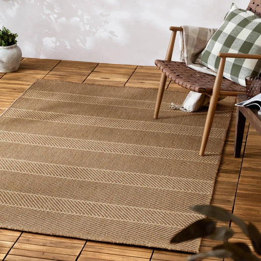 furn (Riva Home) Rugs Yard Pentle Jute Effect Indoor/Outdoor Rug Natural