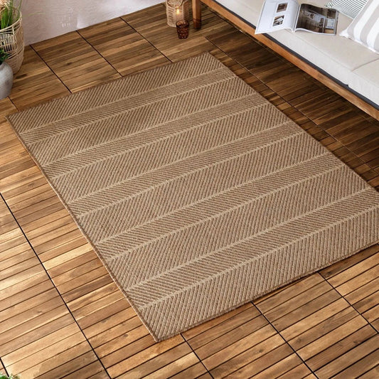 furn (Riva Home) Rugs Yard Pentle Jute Effect Indoor/Outdoor Rug Natural