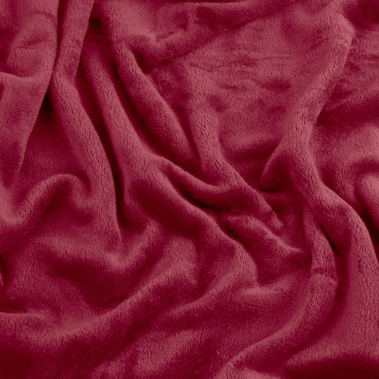 furn (Riva Home) Throw Harrow Fleece Throw Berry by Furn