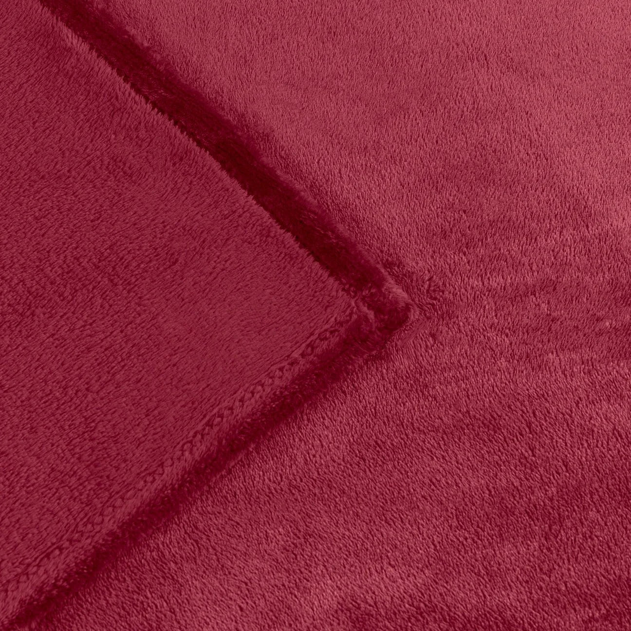 furn (Riva Home) Throw Harrow Fleece Throw Berry by Furn