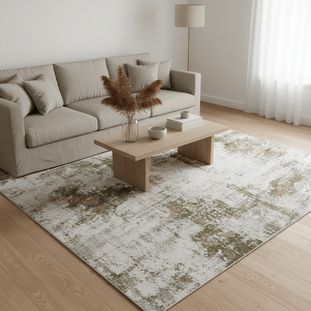 Geldof Rugs Rugs 15460A Cream / Green / 120cm x 170cm KILLARNEY RUG by Geldof Rugs