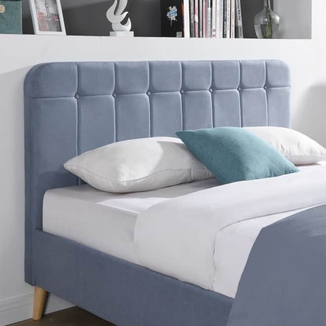 GIE Bed Base & Headboard ASHLEY SKY BLUE BED