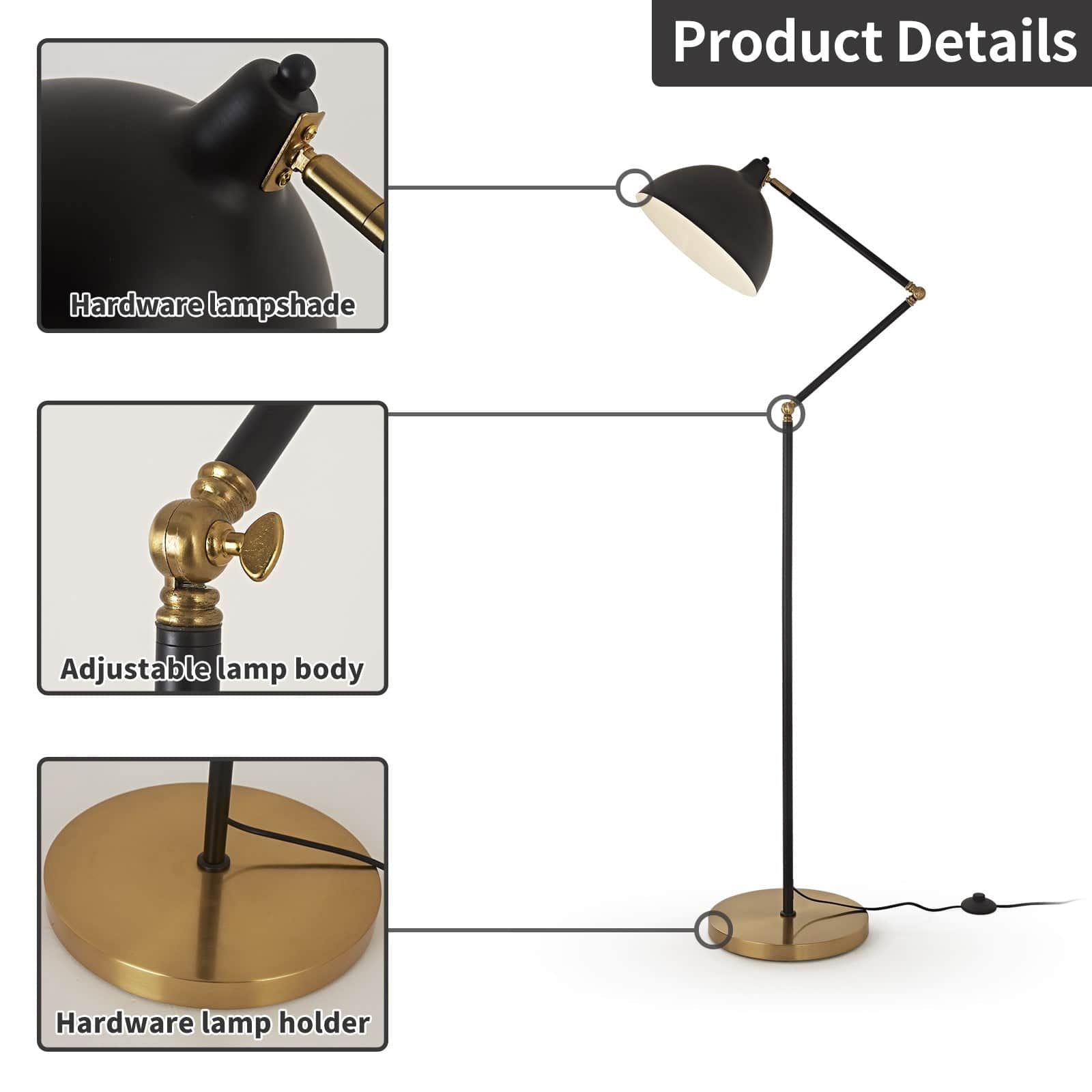 GIE Lamp THE APEX ADJUSTABLE FLOOR LAMP by GIE