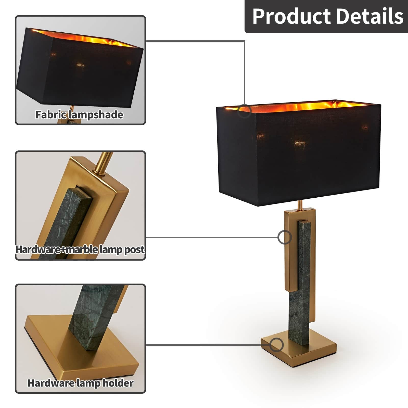 GIE Lamp THE MALACHITE MARBLE LAMP by GIE