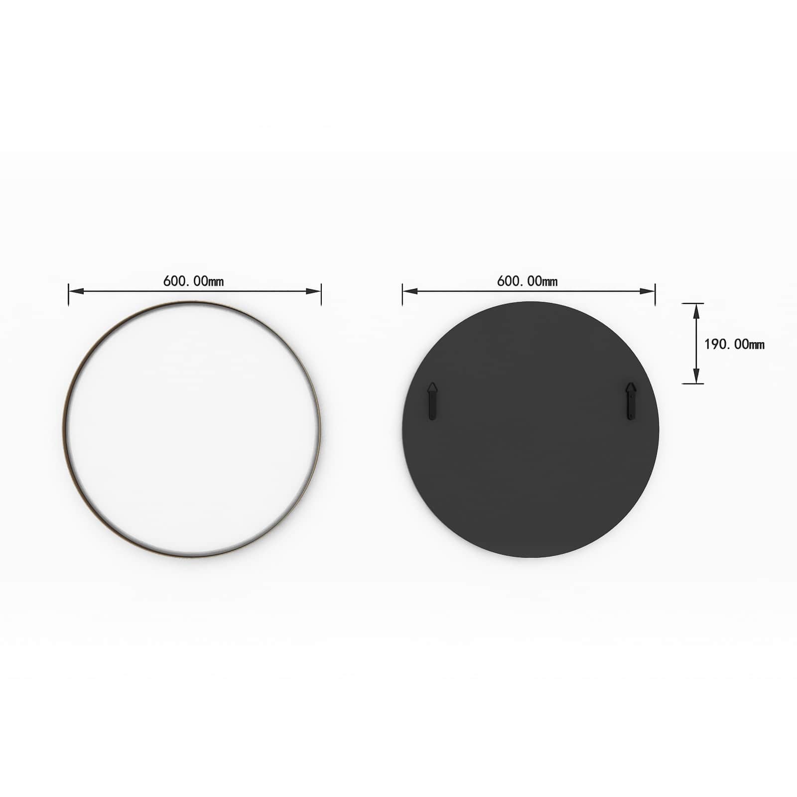 GIE Mirror HALO MINIMALIST GOLD CIRCULAR MIRROR by GIE