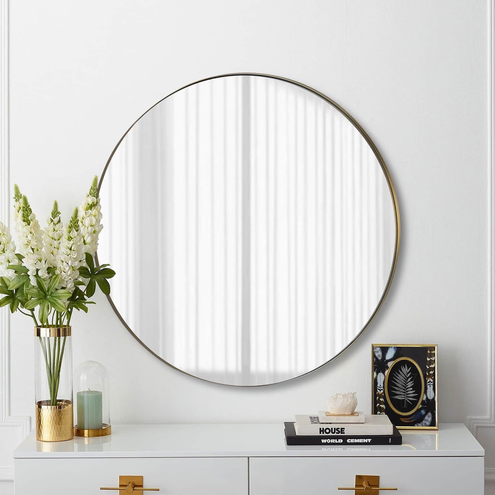 GIE Mirror HALO MINIMALIST GOLD CIRCULAR MIRROR by GIE