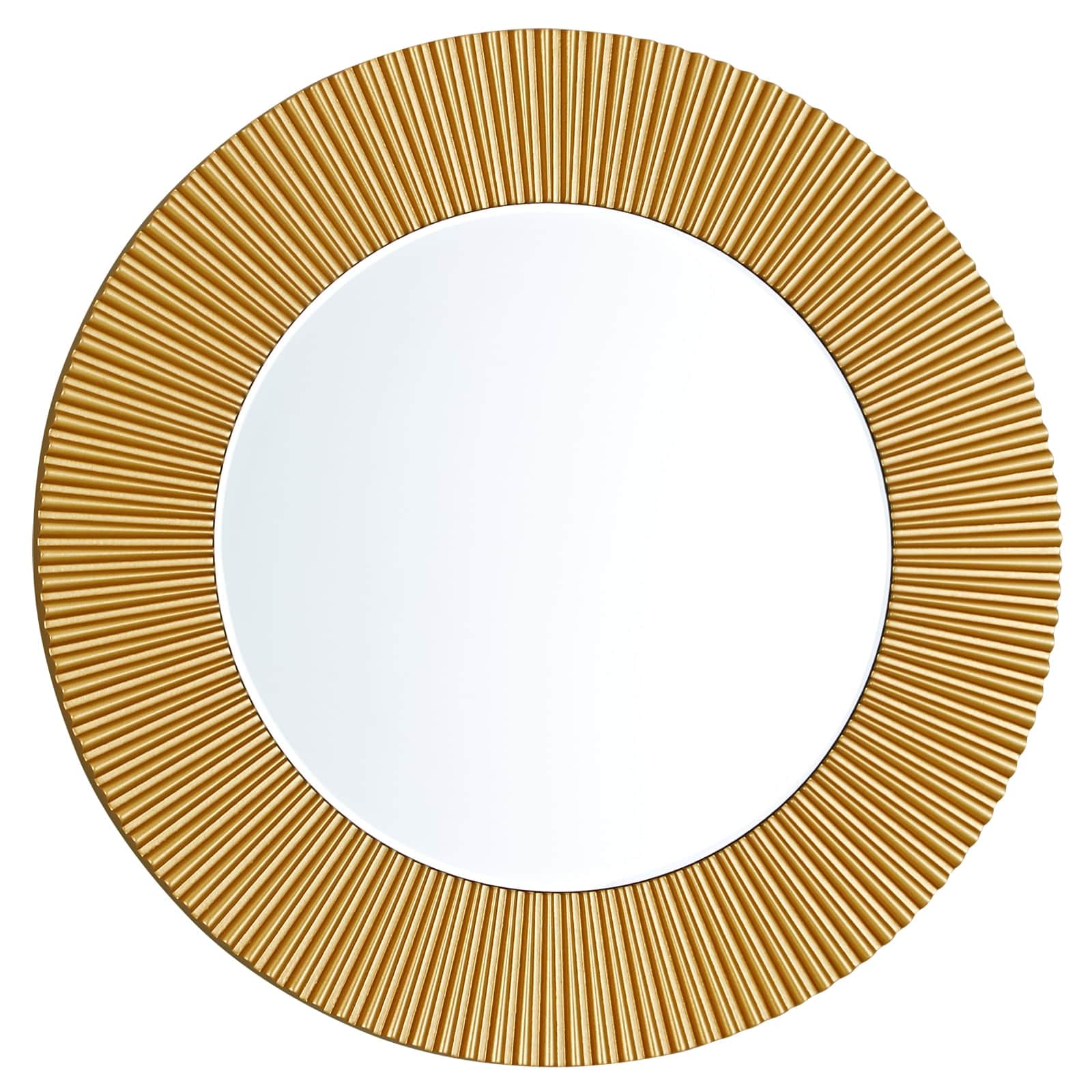 GIE Mirror RIVIERA GOLD RIVET CIRCULAR MIRROR by GIE