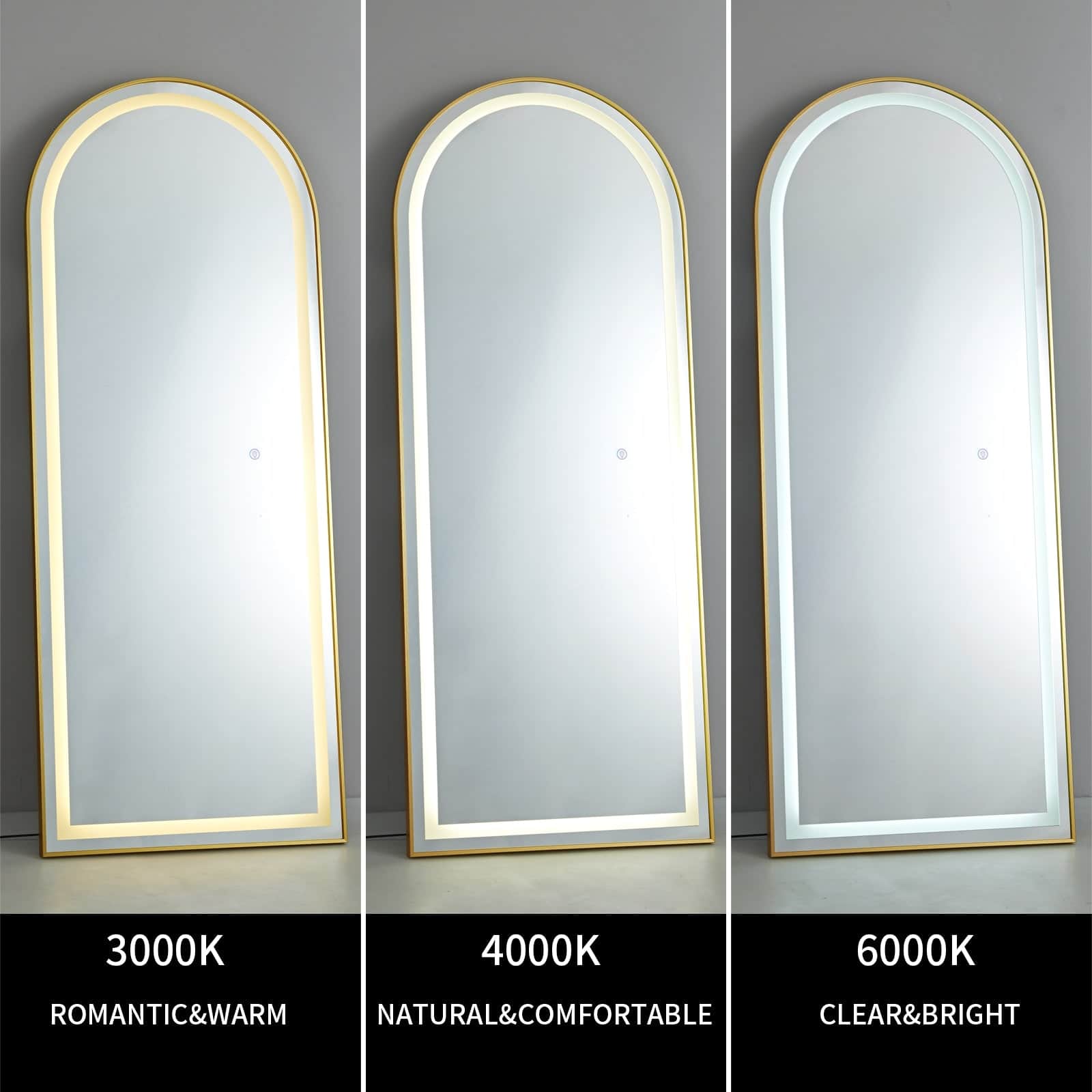 GIE Mirror THE AURELIA ARCHED LED MIRROR by GIE