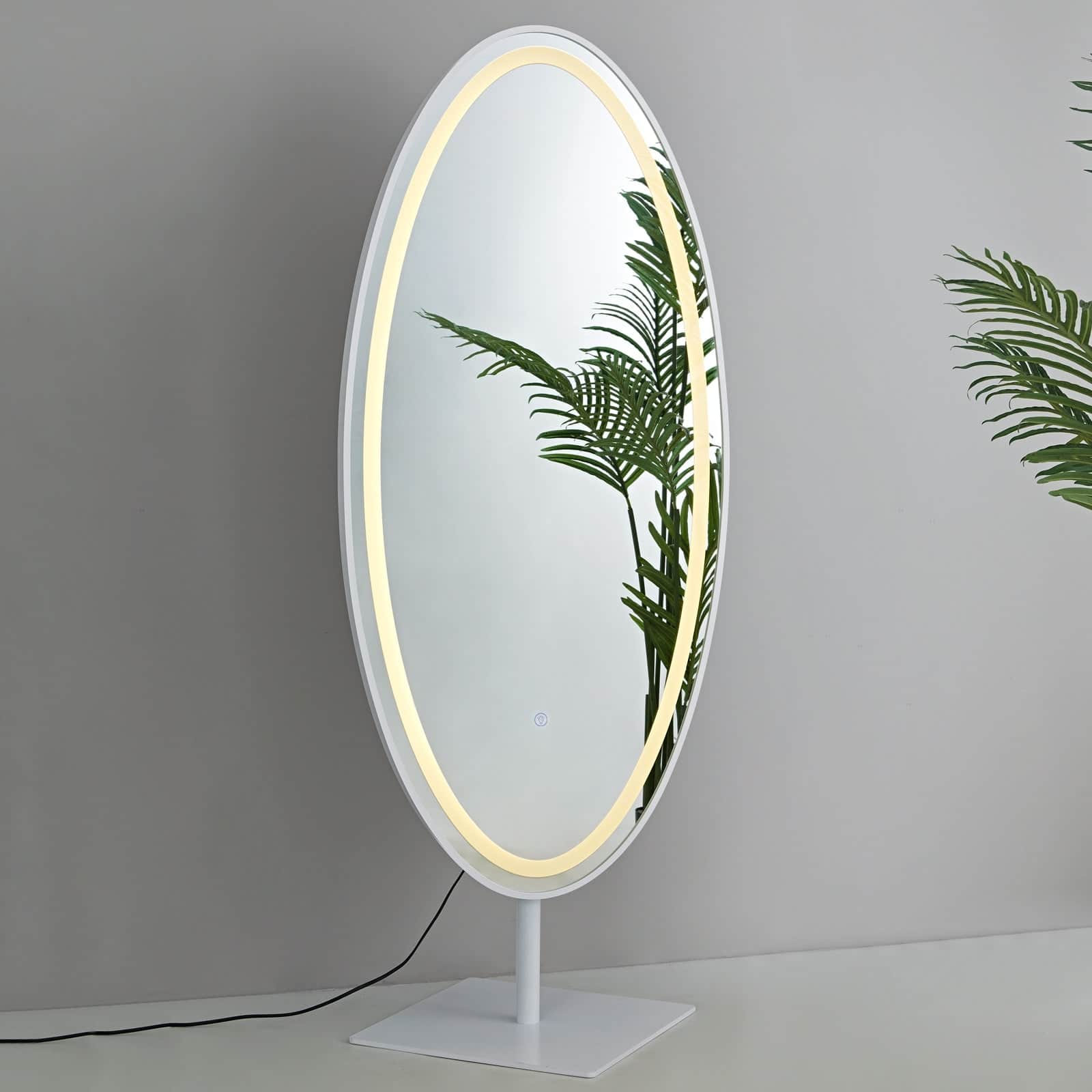 GIE Mirror THE OVAL HALO FREESTANDING LED MIRROR by GIE