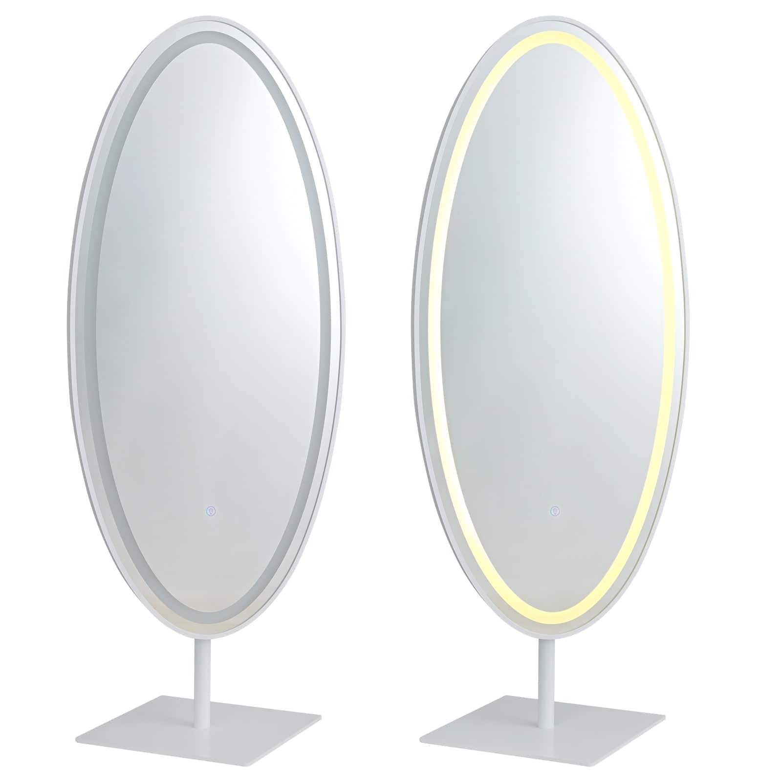 GIE Mirror THE OVAL HALO FREESTANDING LED MIRROR by GIE
