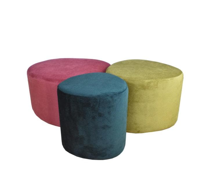 Vida Sofa Footstool (Set of Three) - FREE DELIVERY