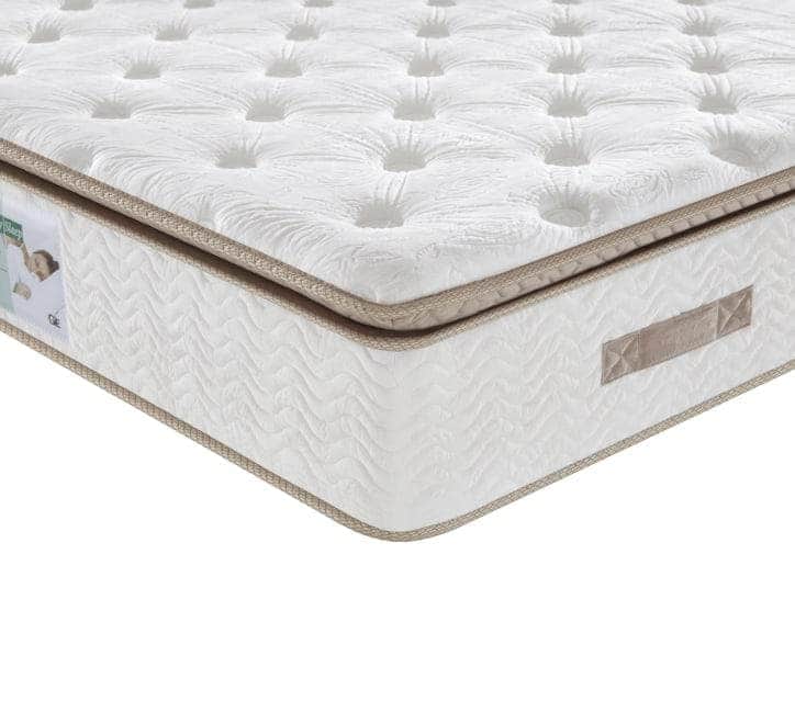 GIE Storage Bed Base & Headboard LIMERICK 5ft KING STORAGE BED & SERENITY PLUSH MATTRESS BUNDLE