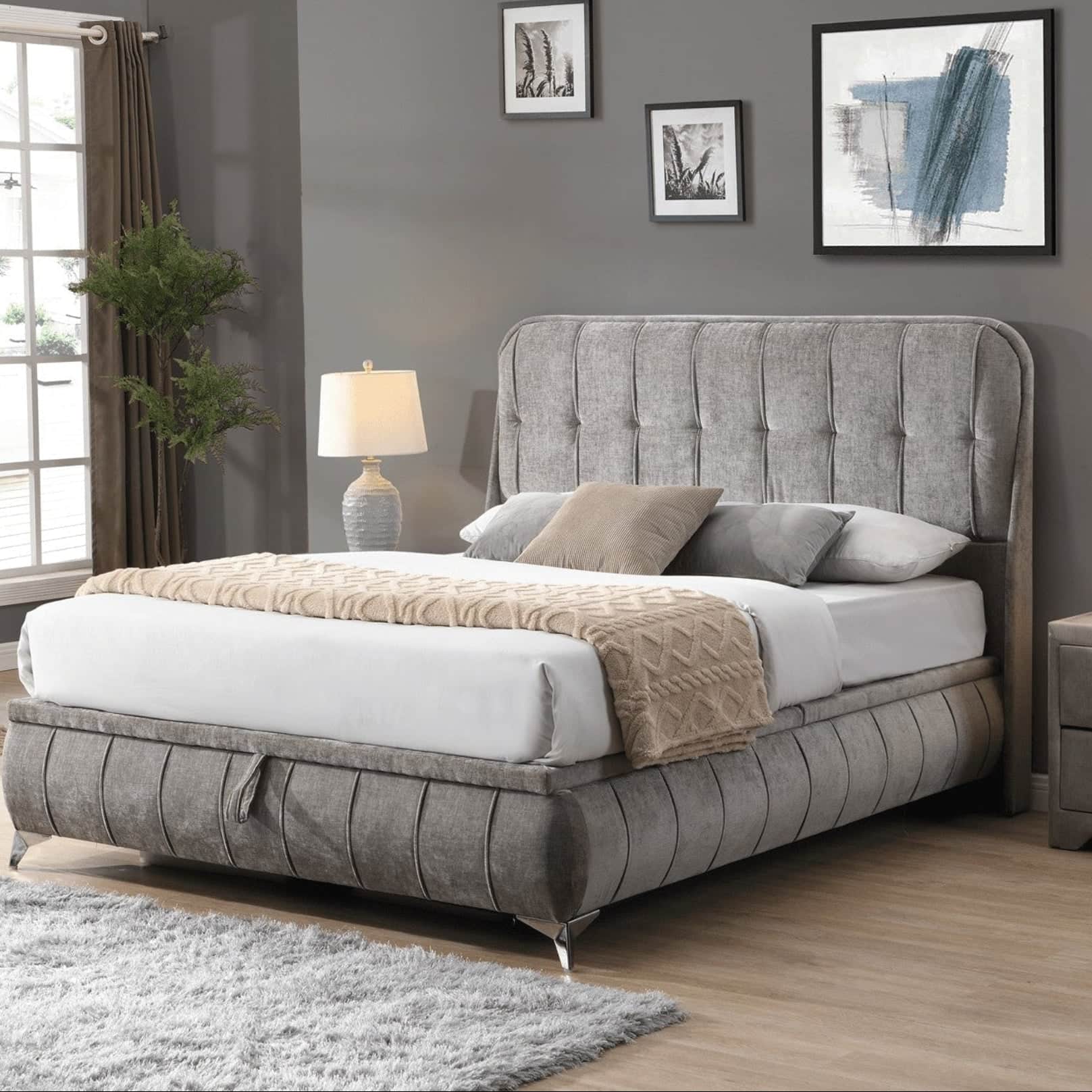 GIE Storage Bed Base & Headboard LIMERICK STORAGE BED