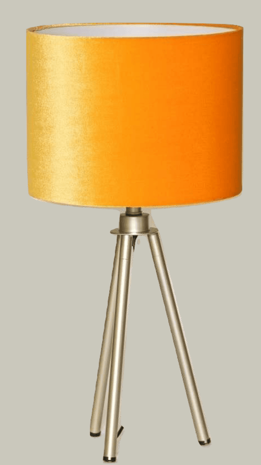 Harold Elmes Lamp Champagne Tripod Table Lamp
