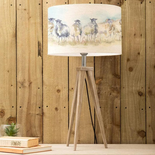 Hazelwood Interiors ARATUS & COMEBY EVA COMPLETE TABLE LAMP LINEN