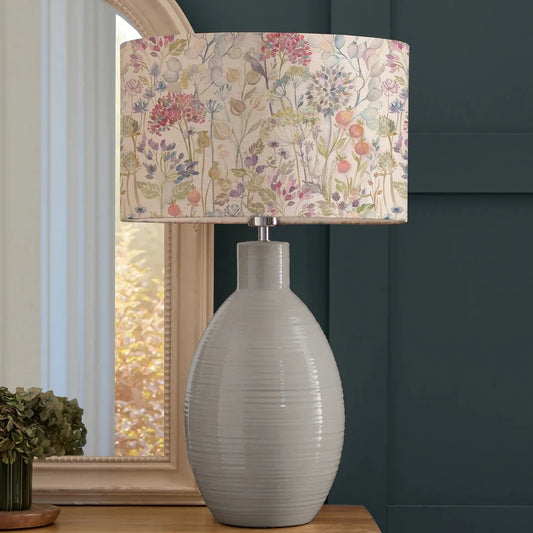 Hazelwood Interiors Voyage Maison Hedgerow Eva & Epona Complete Table Lamp Duck/Linen