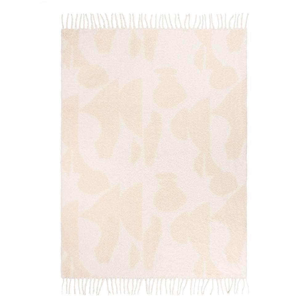 Hoem (Riva Home) Throw META THROW Olive | Natural | Marshmallow | Dusk by HÖEM