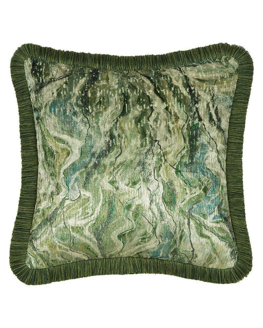 ILIV ILIV Cushion ILIV Illusion Moss Cushion | Abstract Jacquard & Velvet