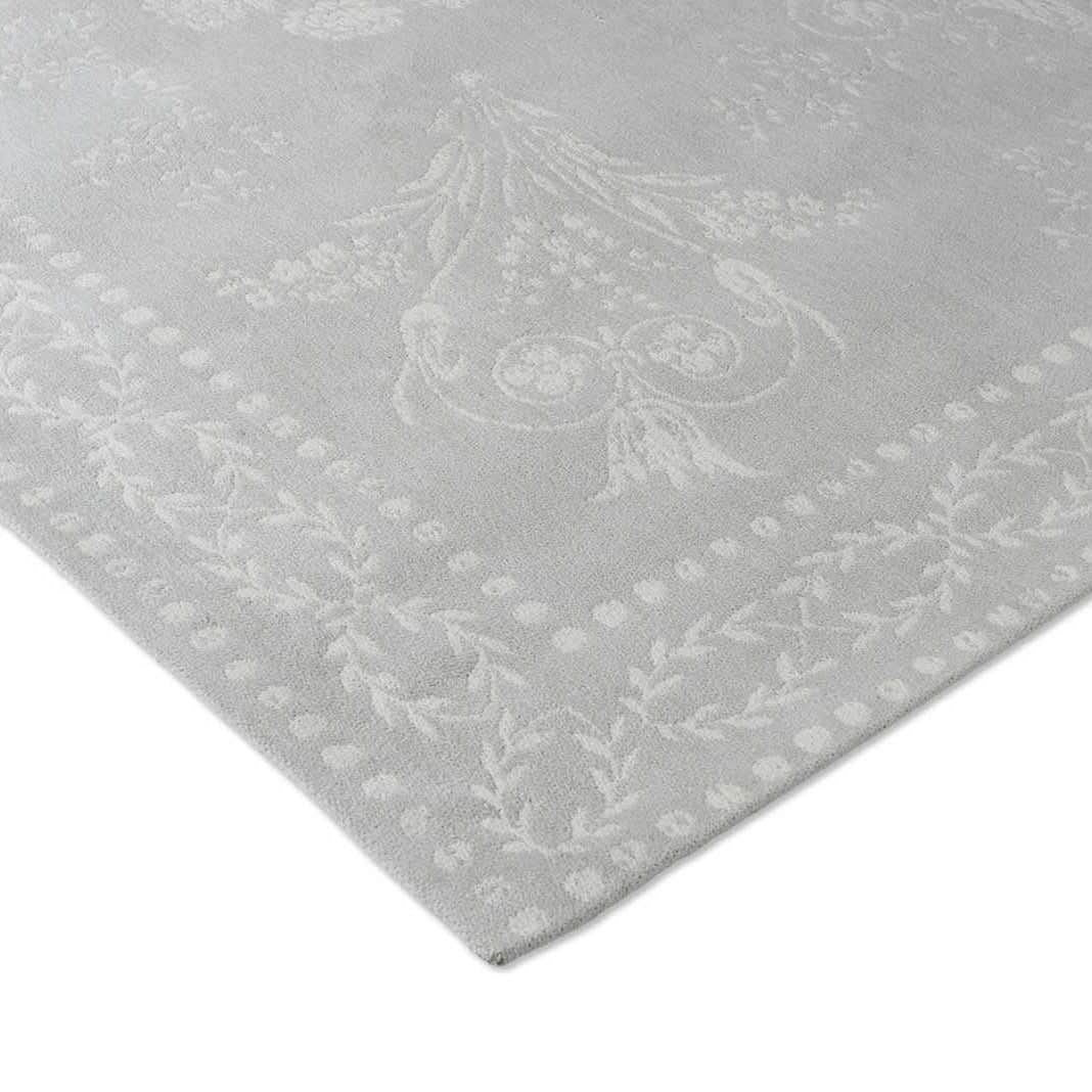 Laura Ashley (Brink & Campman) Designer Rugs LAURA ASHLEY JOSETTE DOVE GREY AREA RUG by Brink & Campman