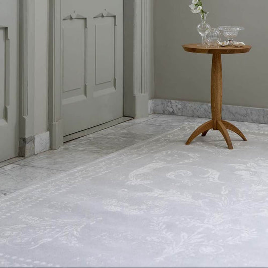 Laura Ashley (Brink & Campman) Designer Rugs LAURA ASHLEY JOSETTE DOVE GREY AREA RUG by Brink & Campman