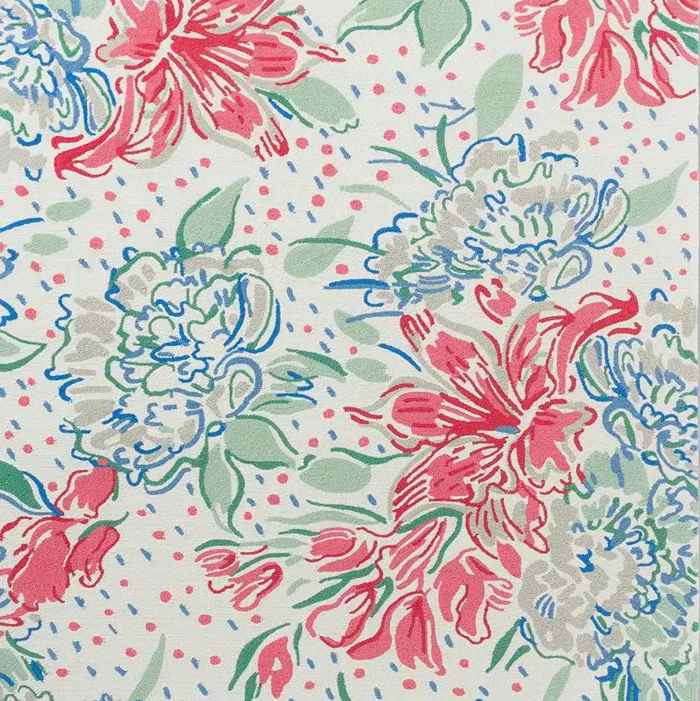 Laura Ashley (Brink & Campman) Designer Rugs Laura Ashley Lilith Poppy Red Indoor/Outdoor Rug