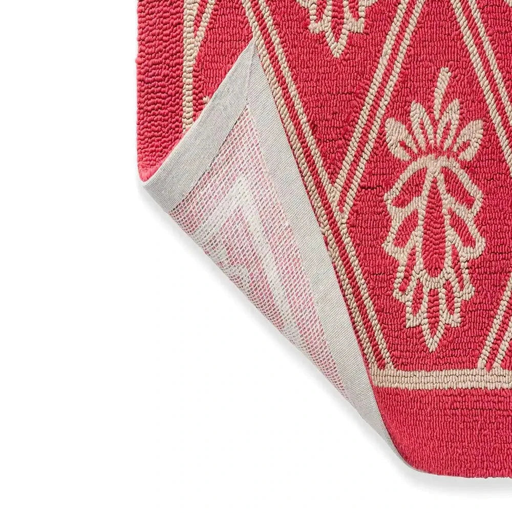 Laura Ashley (Brink & Campman) Designer Rugs Laura Ashley Porchester Poppy Red Indoor/Outdoor Rug