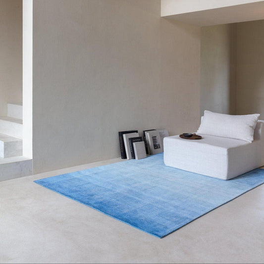 Ligne Pure Rugs 140x200cm / Petrol Dew (Bamboo Silk) Handwoven Rug by Ligne Pure (choose from 2 colours)