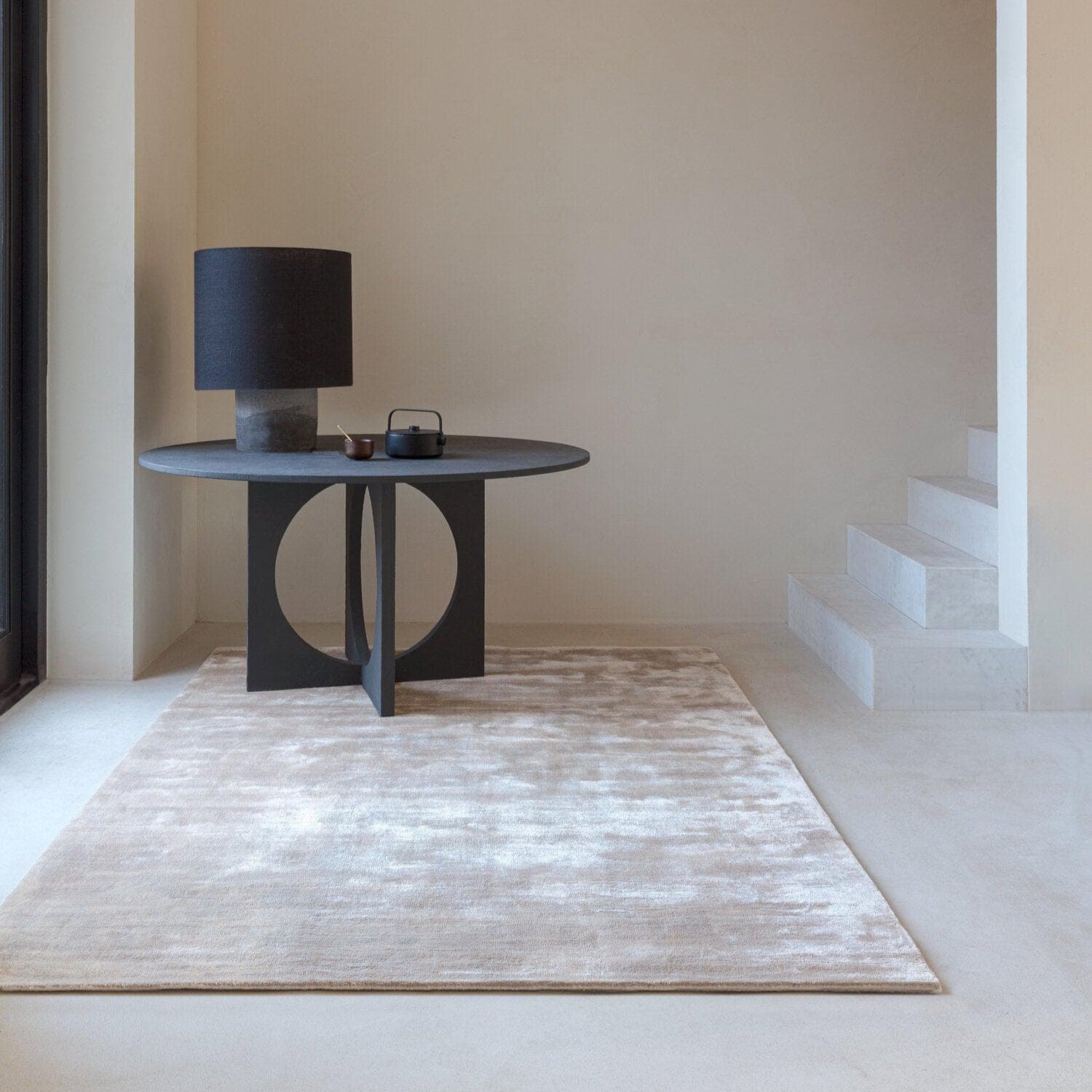 Ligne Pure Rugs 140x200cm / Taupe Haze (Bamboo Silk) Handwoven Rug by Ligne Pure (choose from 2 colours)