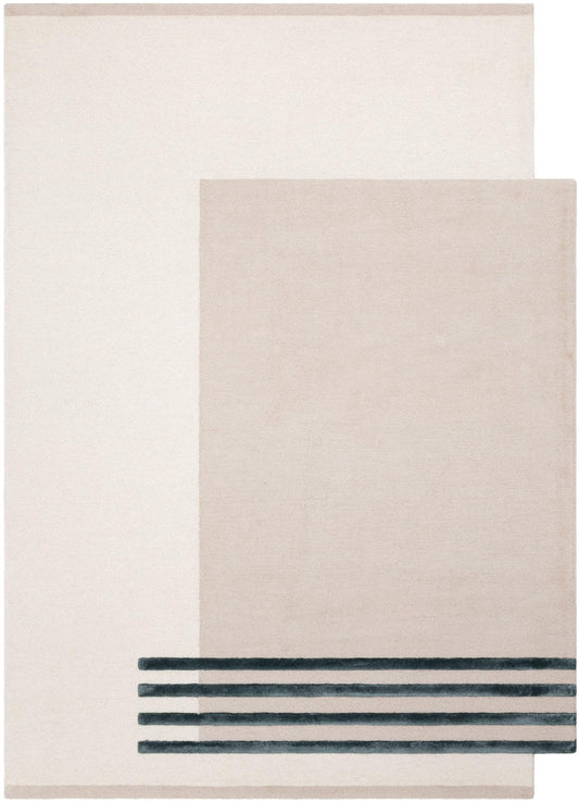 Ligne Pure Rugs 200x300cm Element (Wool nature fibre with viscose embellishments) Handwoven Rug by Ligne Pure