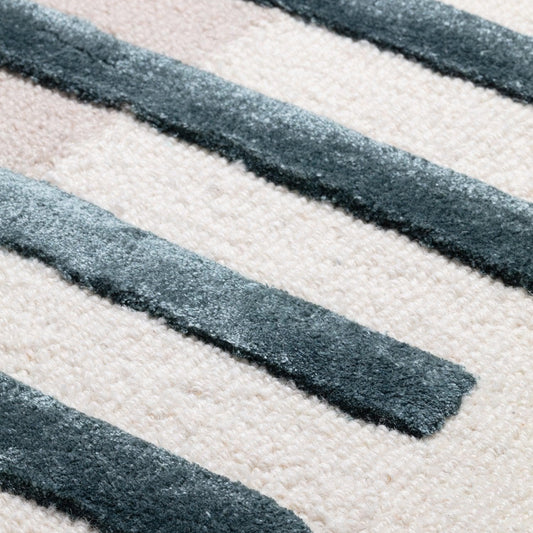 Ligne Pure Rugs 250x350cm Element (Wool nature fibre with viscose embellishments) Handwoven Rug by Ligne Pure