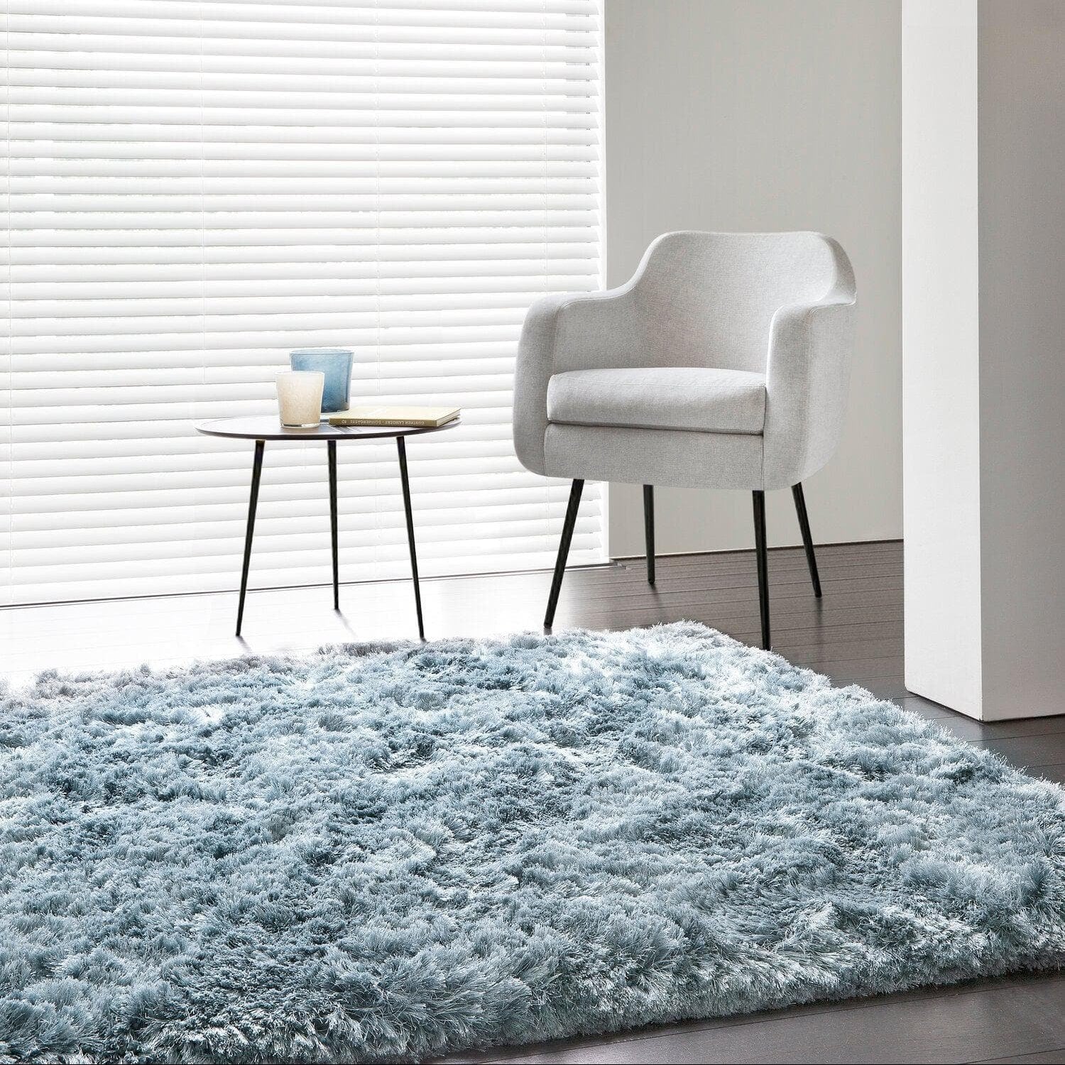 Ligne Pure Rugs 60x120cm / Blue Adore Handwoven Rug by Ligne Pure (choose from 7 colours)