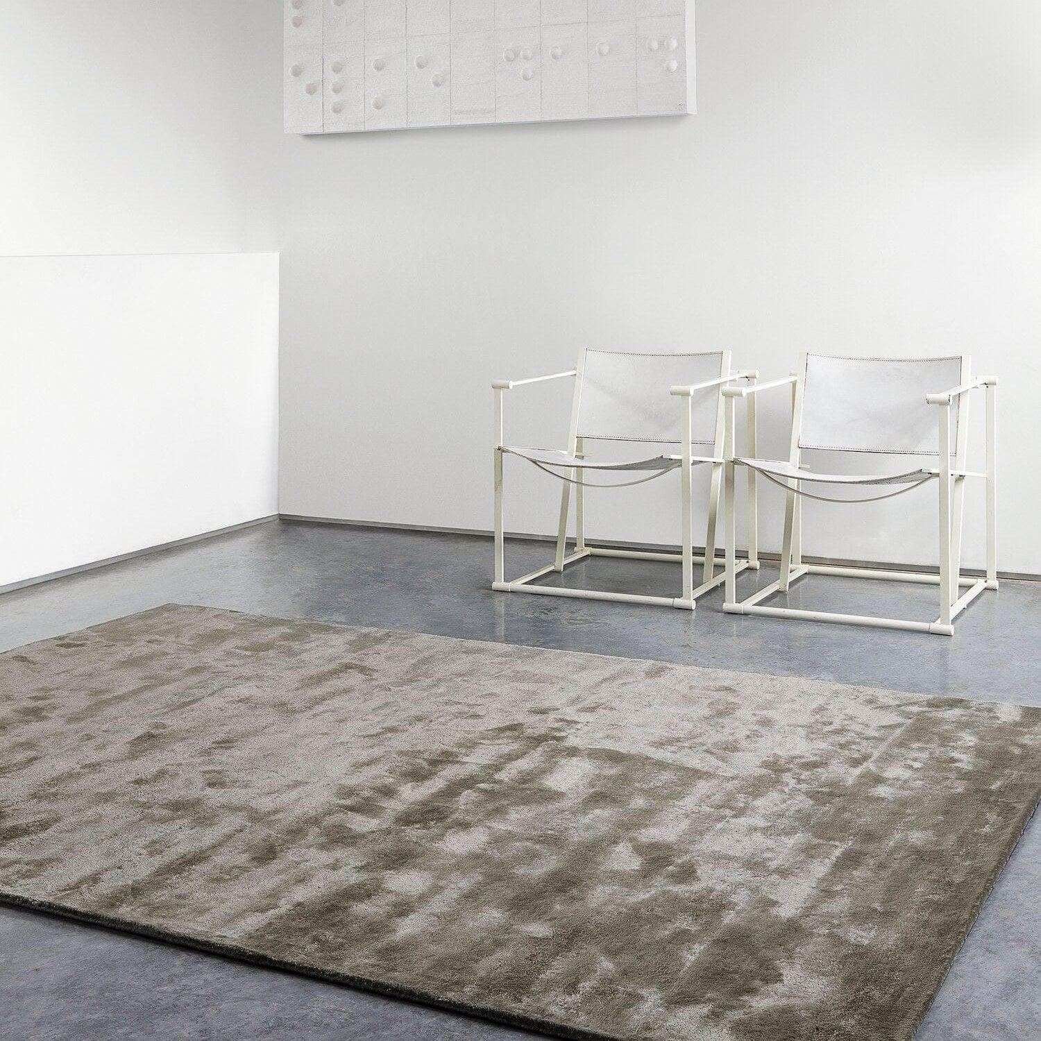 Ligne Pure Rugs Slate / 60 x 120cm Traces Handwoven Rug by Ligne Pure (choose from 3 colours)