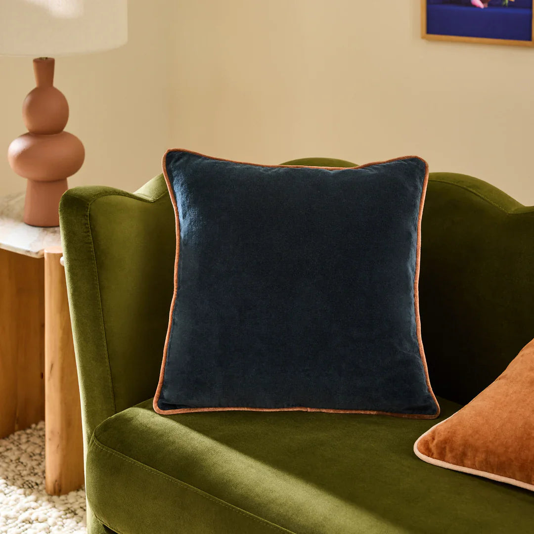MADE (Riva Home) Cushions BAILEY BRUSHED COTTON VELVET CUSHION by MADE