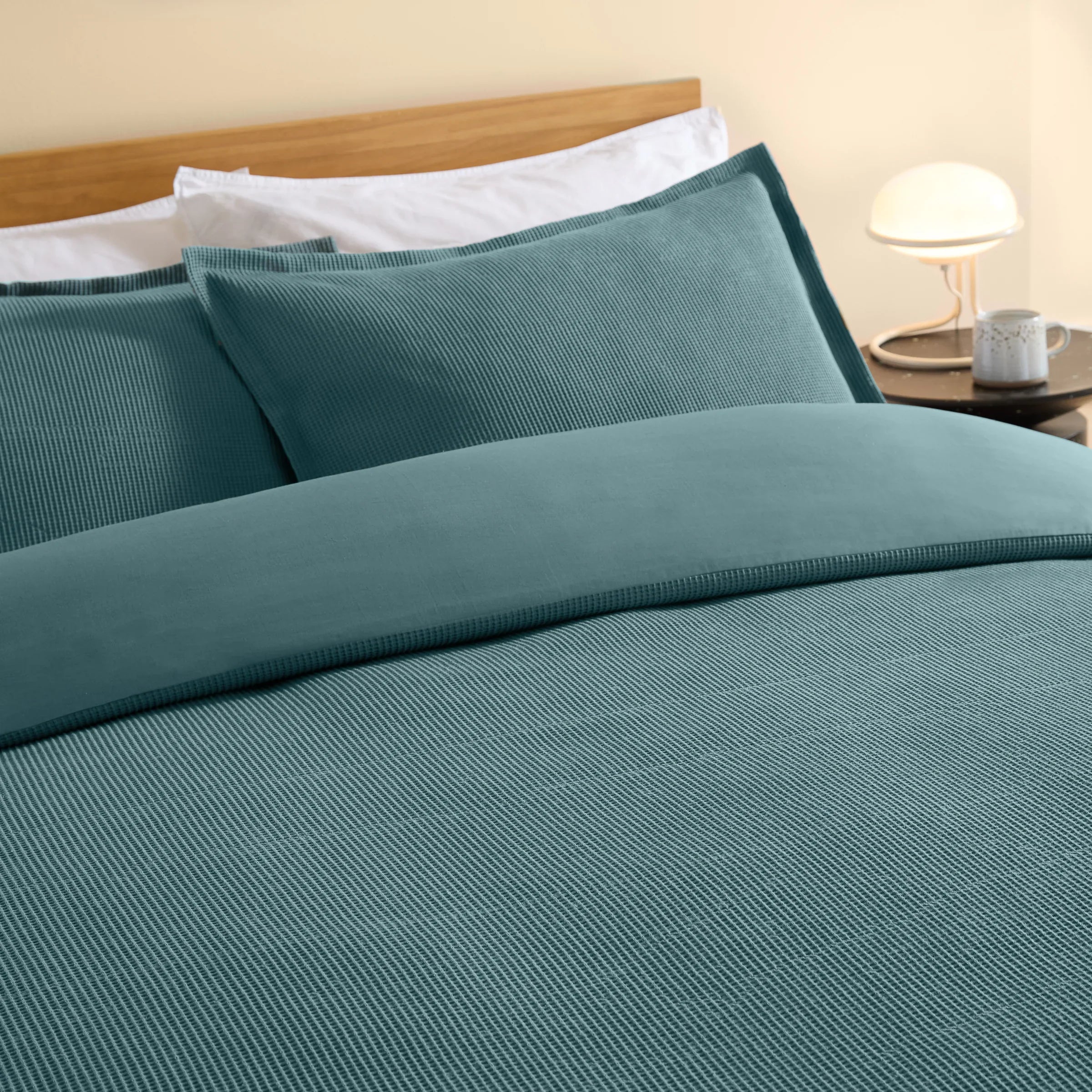 MADE (Riva Home) Duvet Cover set COSY WAFFLE 100% COTTON DUVET COVER SET by MADE