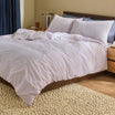 MADE (Riva Home) Duvet Cover set Single Duvet set / Lilac FELIX SEERSUCKER 100% COTTON DUVET COVER SET by MADE