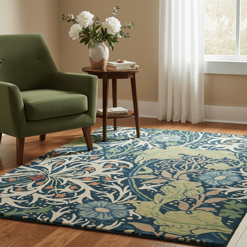 Morris & Co. (Brink & Campman) Designer Rugs MORRIS AND CO SEAWEED AREA RUG by Brink and Campman