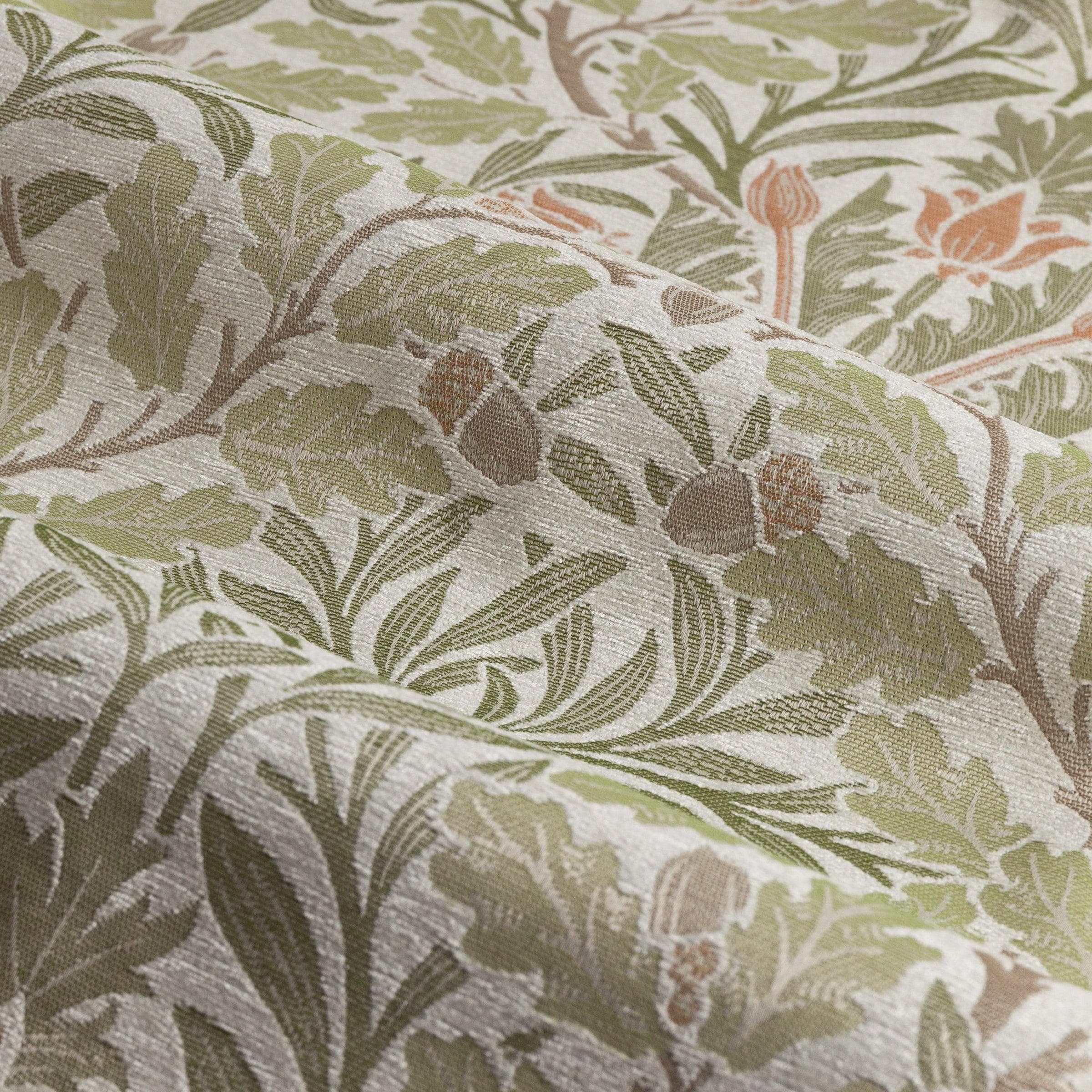 Morris & Co (Riva Home) Morris & Co Curtains Morris & Co Acorn Multi Floral Jacquard Pencil Pleat Curtains