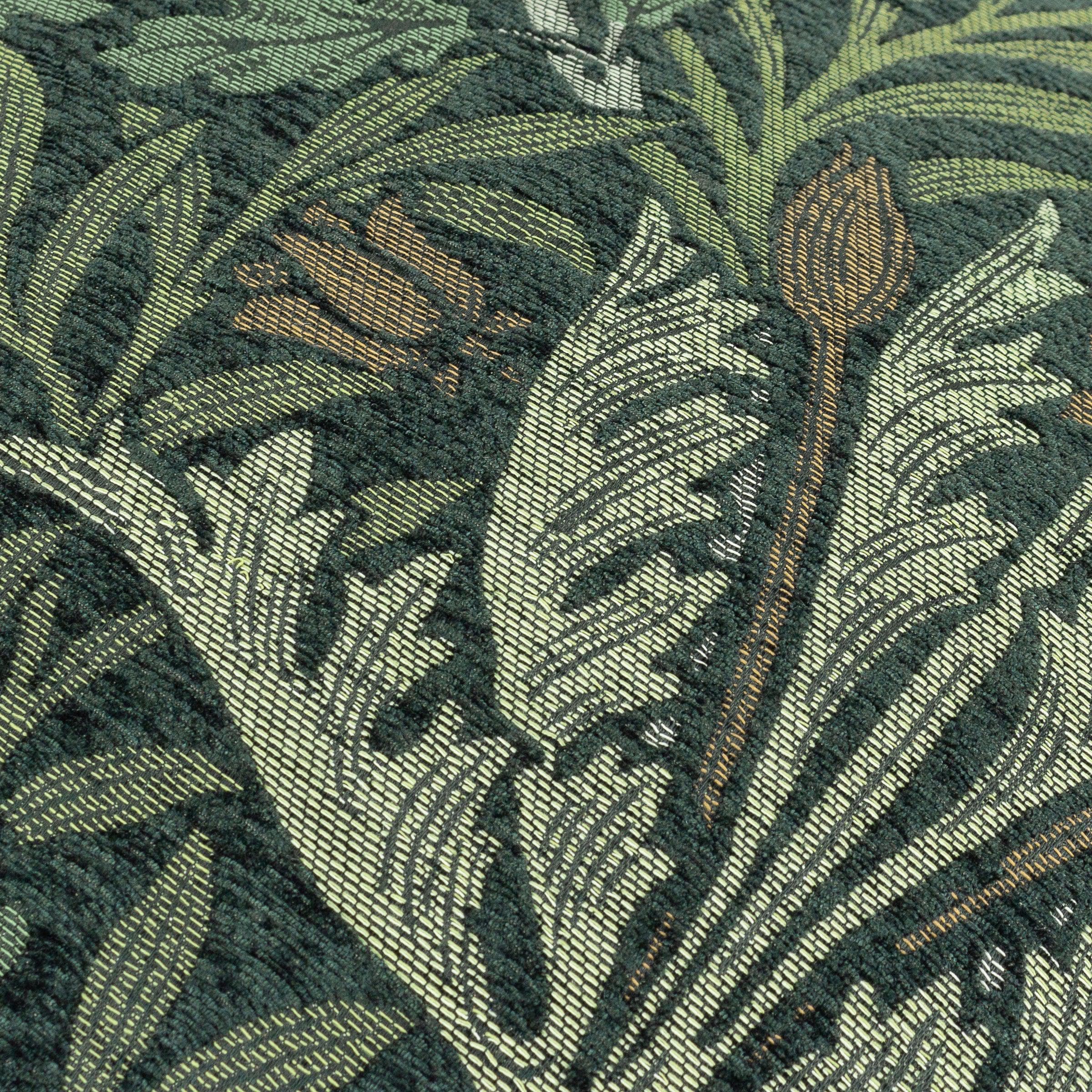 Morris & Co (Riva Home) Morris & Co Cushions Morris & Co Acorn Multi Jacquard Cushion in Thyme/Forest