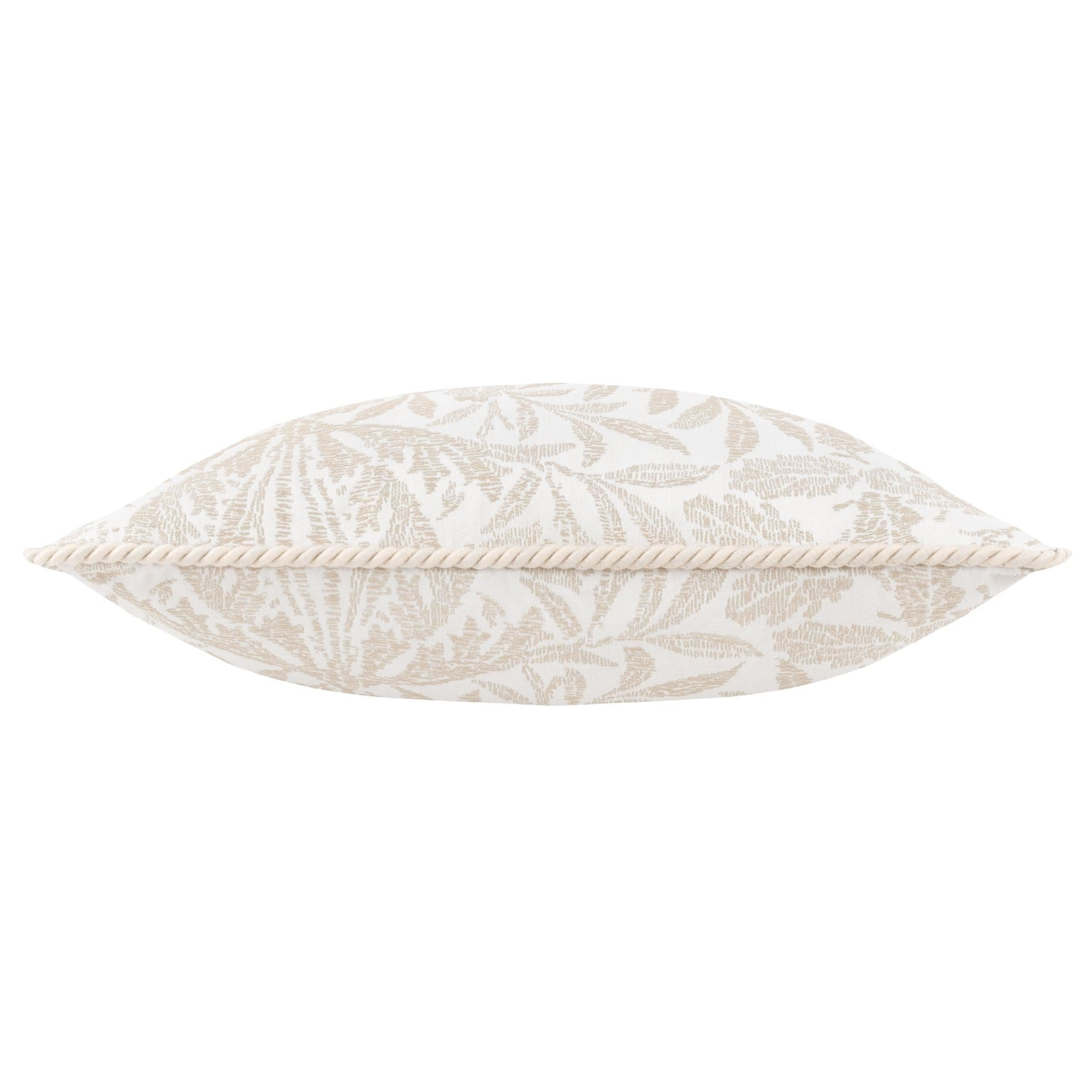 Morris & Co (Riva Home) Morris & Co Cushions Morris & Co Acorn Tonal Jacquard Cushion in Ivory