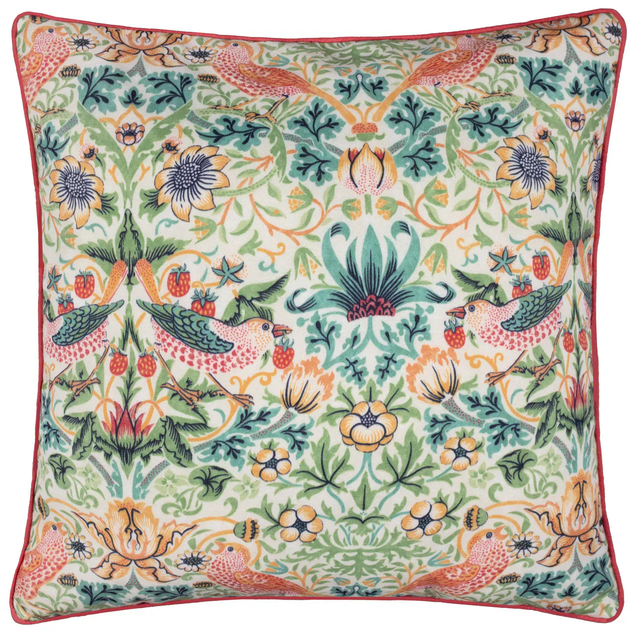 Morris & Co (Riva Home) Outdoor Designer Cushions STRAWBERRY THIEF OUTDOOR CUSHION by Morris & Co