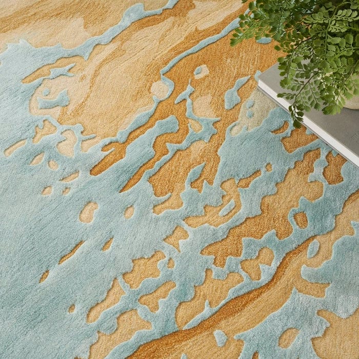 Nourison & Home Designer Rugs 175cm x 114cm / PRS36 SAND BLUE Prismatic Area Rug Collection by Nourison