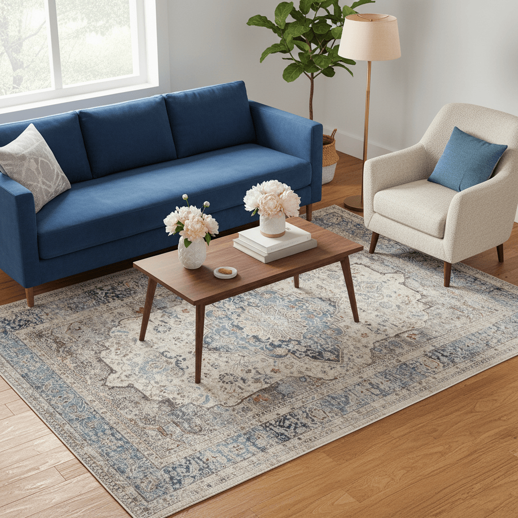 Nourison & Home Designer Rugs 183 x 122 cm (72 x 48 inches) NOURISON VINTAGE KASHAN VKA07 AREA RUG by Nourison