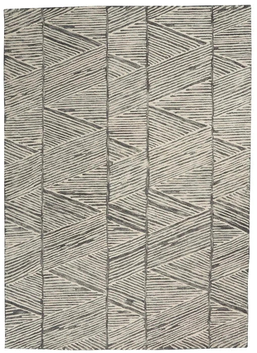 Nourison & Home Designer Rugs 3'9" x 5'9" (114cm x 175cm) / Grey/White COLORADO CLR01 SERIES RUG by Nourison