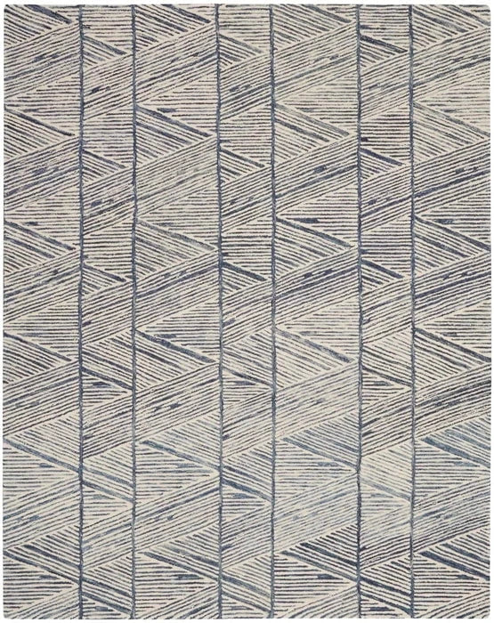Nourison & Home Designer Rugs 3'9" x 5'9" (114cm x 175cm) / White/Blue COLORADO CLR01 SERIES RUG by Nourison