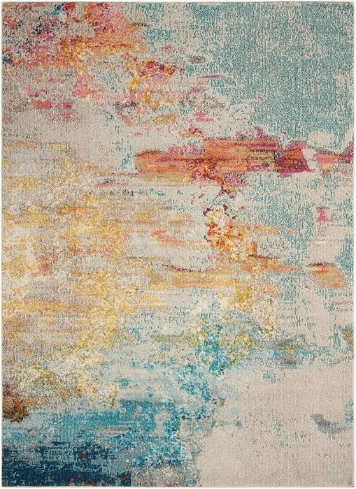 Nourison & Home Designer Rugs Celestial CES02 Sealife Rug by Nourison Home