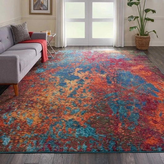 Nourison & Home Designer Rugs Celestial CES08 Atlantic Rug by Nourison Home