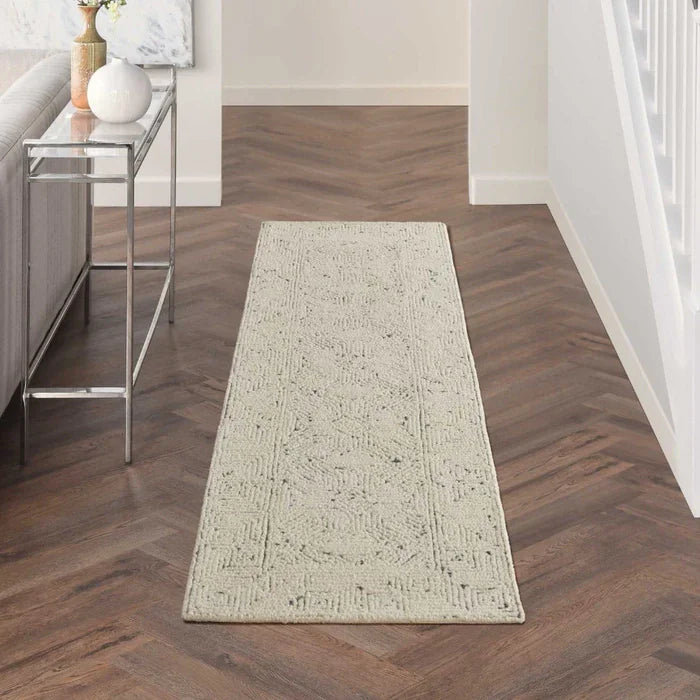Nourison & Home Designer Rugs RUNNER 2'3" x 7'6" (69cm x 229cm) / Ivory/Navy COLORADO CLR05 SERIES RUG by Nourison