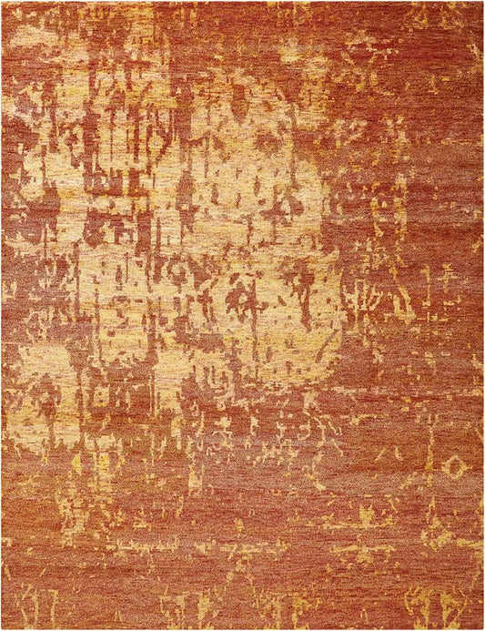 Nourison & Home Designer Rugs Silk Shadows FLAME Rug by Nourison Home